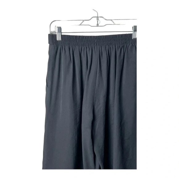 0425. BCBG MAXAZRIA CROPPED WIDE LEG PANTS BLACK‎ IN COLOR SIZE SMALL - Picture 9 of 11